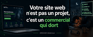 Votre site web n'est pas un projet, c'est un commercial qui dort