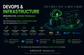 DevOps infrastructure cloud Algérie | AMGHAR Abdenour