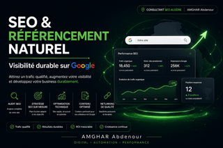 Consultant SEO Algérie référencement naturel | AMGHAR Abdenour